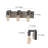 Kinman 3 - Light Dimmable Vanity Light