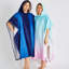 Ombre Hooded Towel Poncho