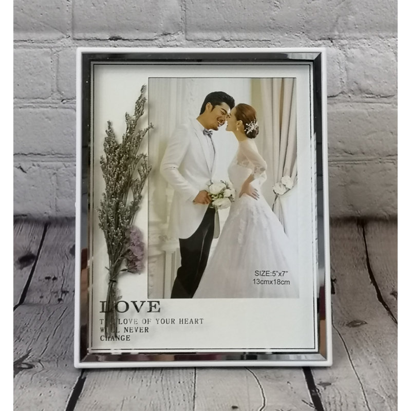 Cadre photo de mariage Aberdeen, 5" x 7"