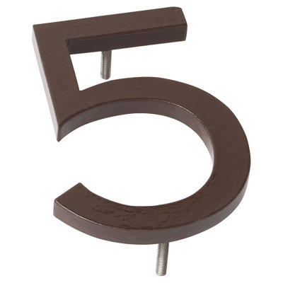 6 in. Floating Mount House Number