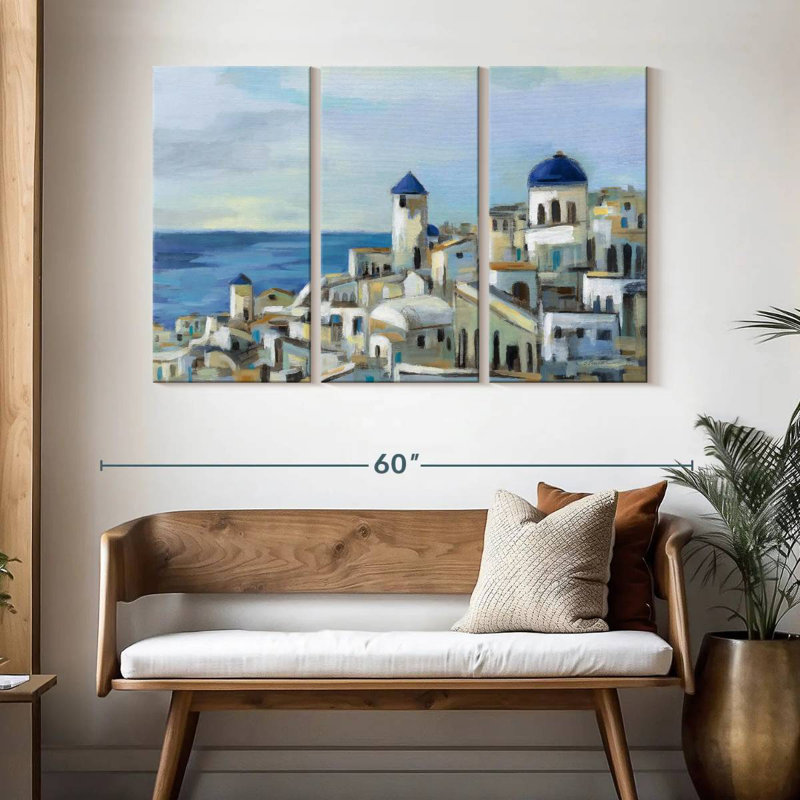 Sebbie Santorini View I, H 32 po x l 50 po