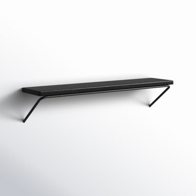 Dryden Solid Wood Metal Floating Shelf
