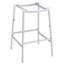 Staten Chrome Backless Bar Stool(Only Dining Chairs)-2050247871