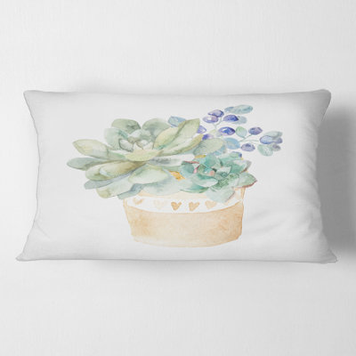 Floral Throw Pillow