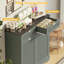 Armoire à ordures inclinable 2 x 13 gallons avec crochets-133488765-133488770