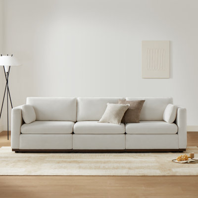 Sayette 3- Piece 112" Upholstered Modular Sofa