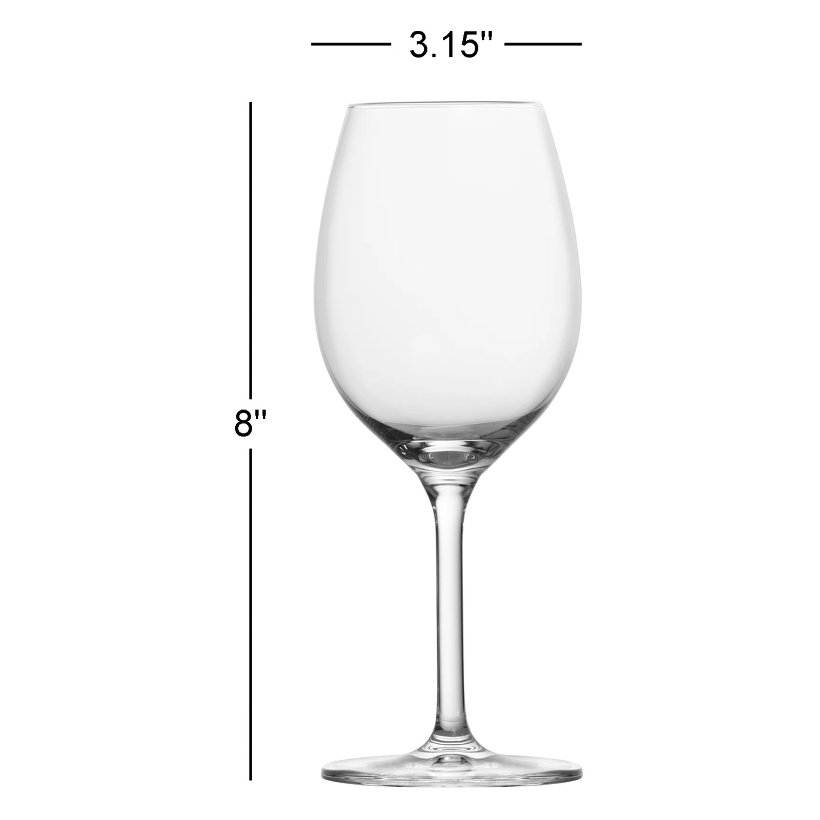 Banquet Sauvignon Blanc White Wine Glass, 12.4 oz.
