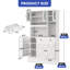 Armoire de rangement avec garde-manger Gracie Oaks-276672468
