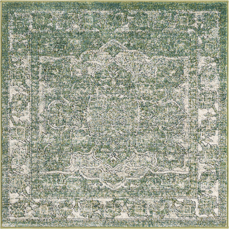 Mekalah Oriental Indoor Rug, Square 4'