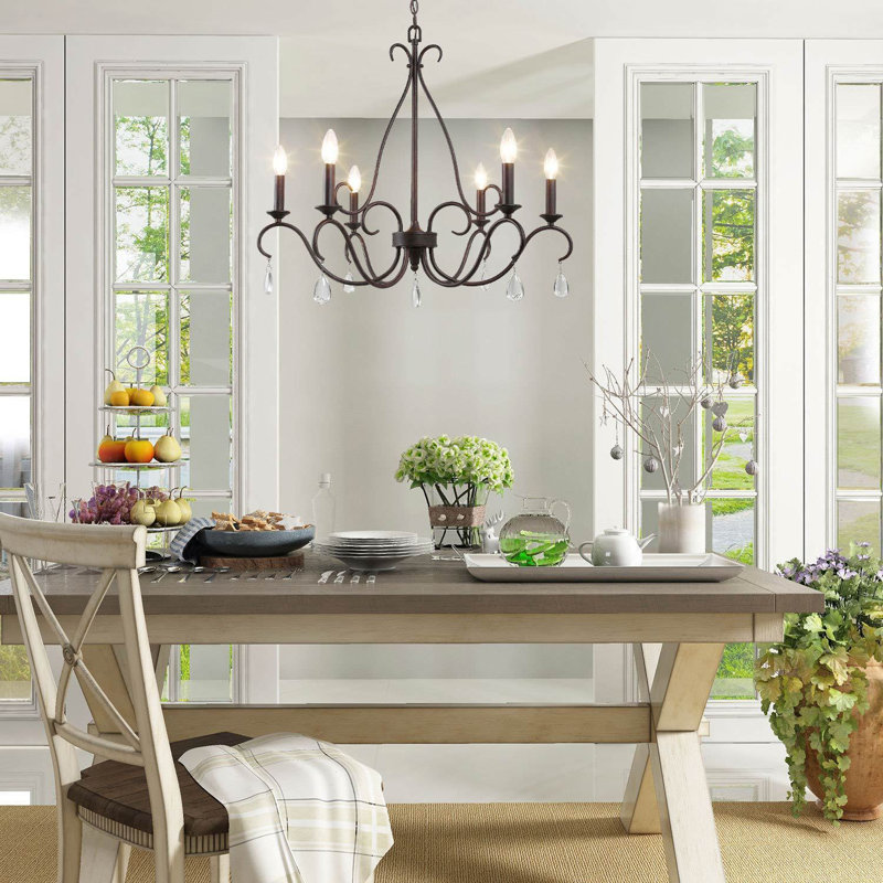 Otho 6 - Light Dimmable Classic / Traditional Chandelier