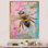 Collage rétro de bourdons - impression