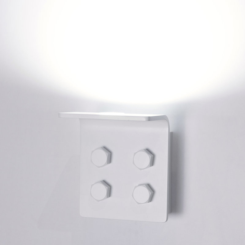 Bolt Aluminum LED Armed Sconce
