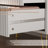 Modern 6-drawer Dresser With Fluted Detail - Metal Handles & Legs, Easy Assembly Minimalist Storage-109212676