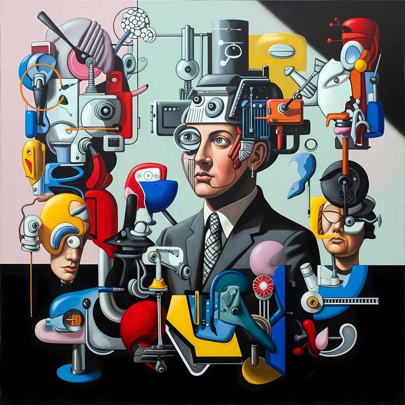Weird Science, 30" H x 30" W