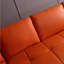Canapé et méridienne en cuir de 126 po de largeur-32041410-126256643