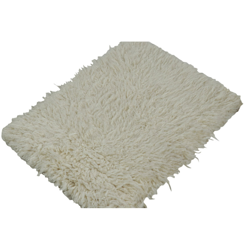 Moroccan Hand Knotted Wool Geometric Area Rug, Rectangle 10' x 14'