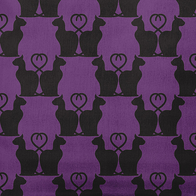 Coussin décoratif intérieur / extérieur Witches Brew, 16 po x 16 po, Améthyste