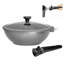 Bella Cucina Non-Stick Aluminum Wok with Lid