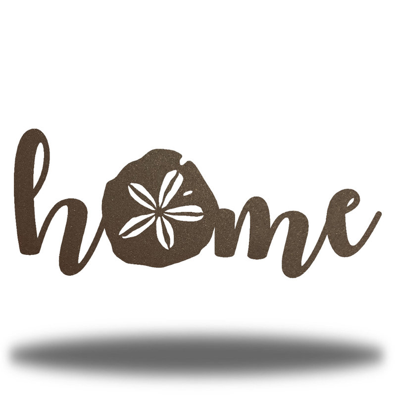 Décoration murale Alneisha, H 13,5 po x l 36 po x P 0,06 po, Rouille