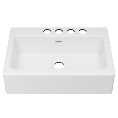 Delancey 33.17'' L Single Bowl Cast Iron Kitchen Sink