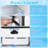 3.2 Cu.Ft Mini Fridge with Freezer, Single Door Compact Refrigerator with Glass Shelves, Small Fridge with 7 Adjustable Thermostat, Energy Saving, Low Noise, Mini Cooler for Bedroom, Dorm, Office, Black