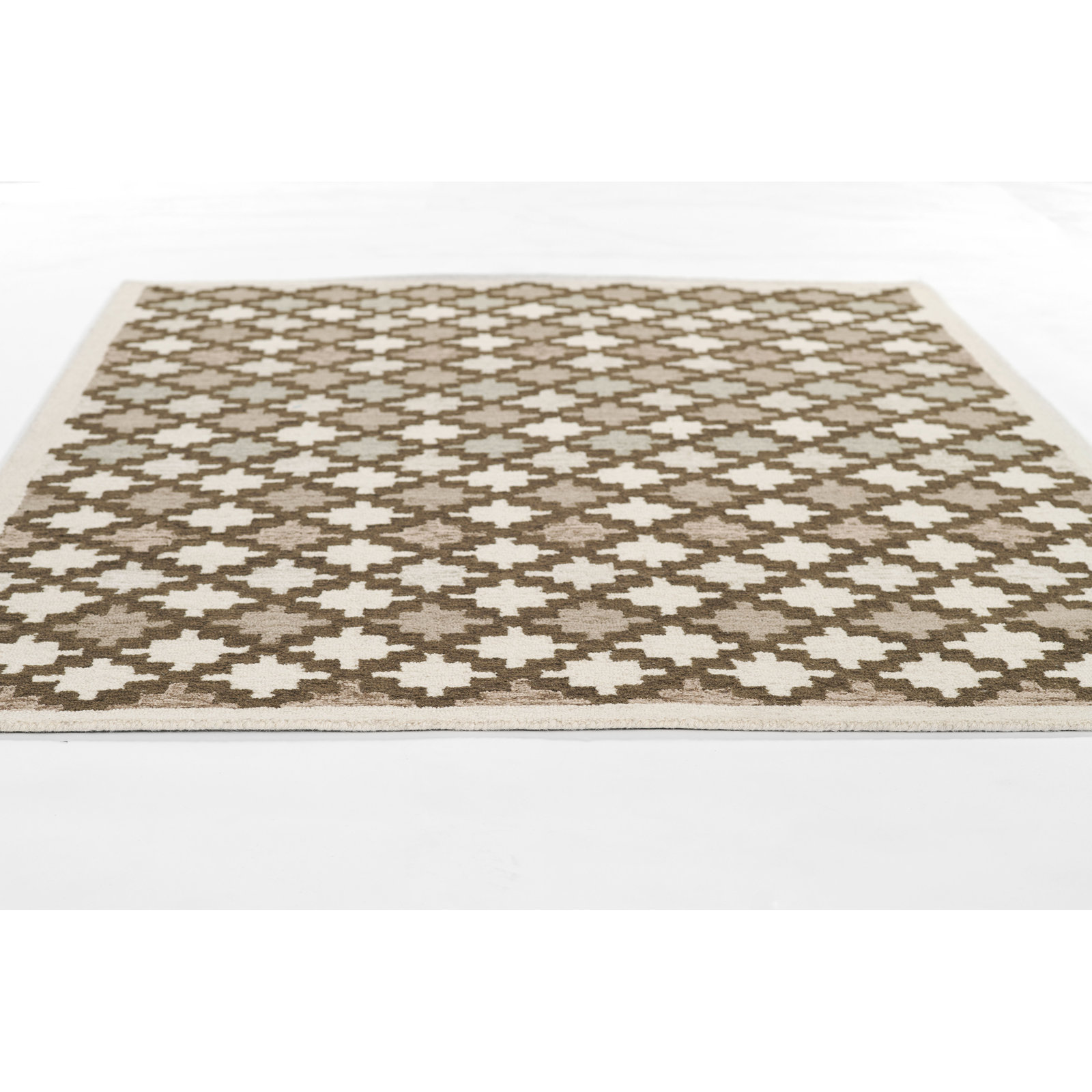 Abbott Hand-Tufted Wool Geometric Rug, Rectangle 2' x 3'