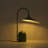 1-Light Dimmable Green Table Lamp