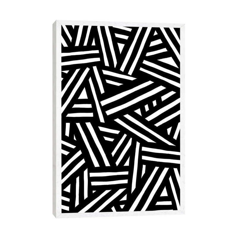 Monochrome I - Print on Canvas, White Framed, 101.6 cm H x 66.04 cm W