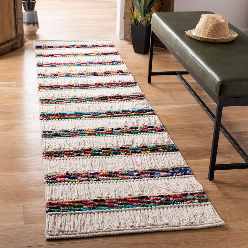 Tapis performance tissé à la main Blakes Natura, Tapis de couloir 2 pi 3 po x 8 pi