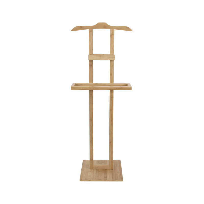 Solid Wood Freestanding Valet Stand