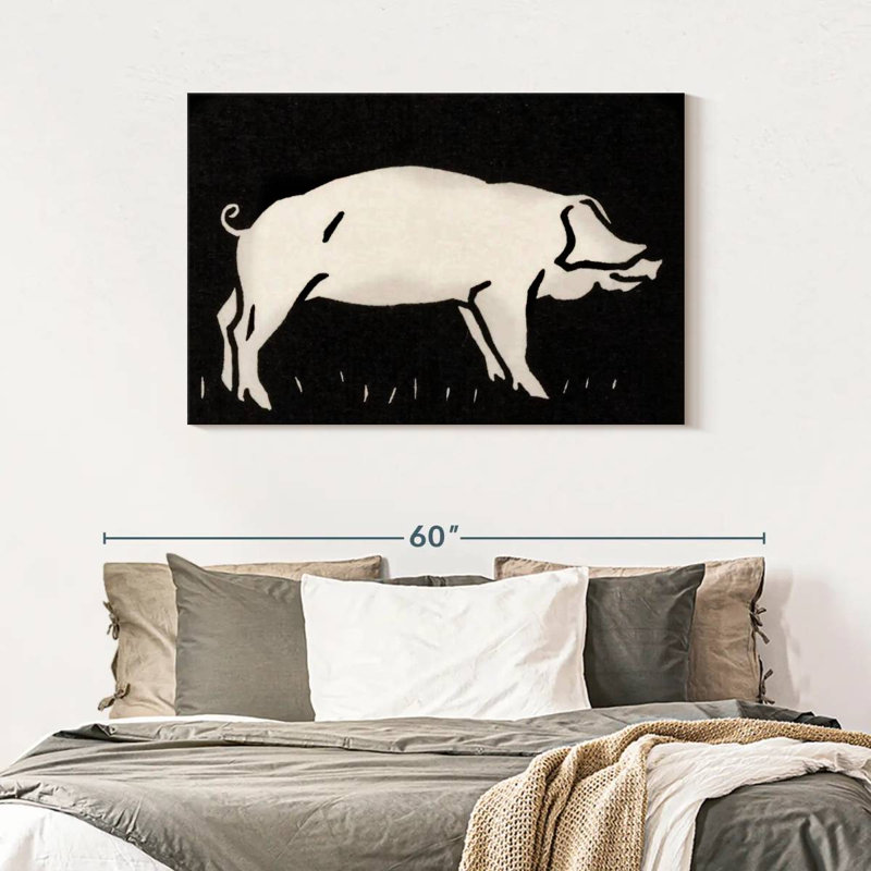 Crowle Pig 1923, 30" H x 45" W