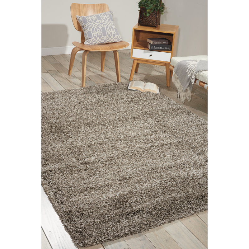 Patinkin Solid Colour Shag Area Rug, Rectangle 120 x 180cm