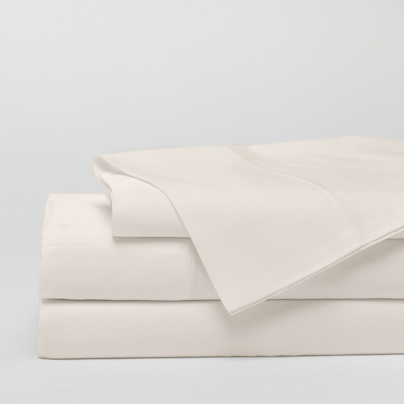 400 Thread Count Rayon Sheet Set, Queen Sheet Set, Cream