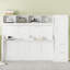 Lit Space avec choix de garde-robe - tiroirs de rangement blancs
