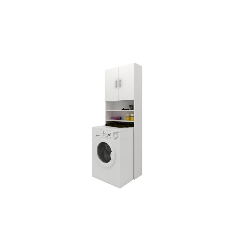 Jubaira Bathroom Cabinet, White