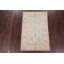 Tapis de zone en laine beige/rouge 6 pi 6 po x 4 pi à main one-of-kind noué la Tickhill