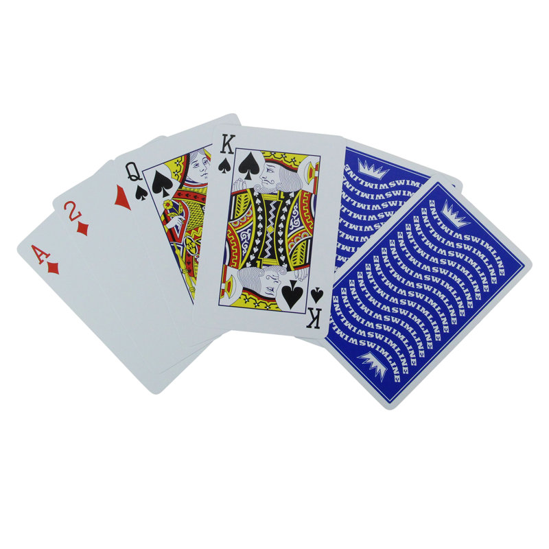 Jeu de cartes 3,5 "bleu