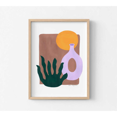 Art abstrait moderne - reproduction d'art abstrait encadrée par Karen Menzenbach