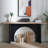 Console Table with Black Arch Base