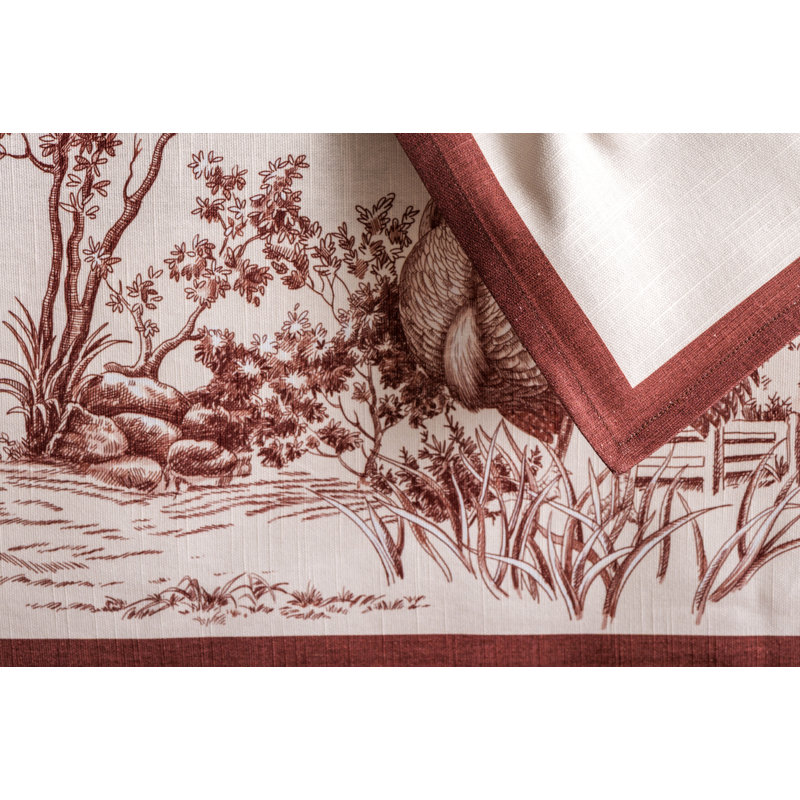 Maison d'Hermine Holy Jouy - Serviettes marron 100 % coton - 20 po x 20 po, Brun