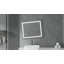 Miroir de salle de bain en verre trempé à DEL 24 po x 32 po avec capteur de corps Odernirror