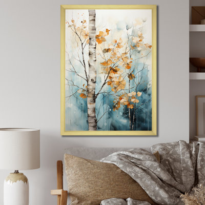 Birch Woods Whispering Winds VII - impressions murales florales