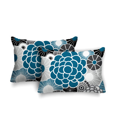Coussin lombaire floral intérieur / extérieur