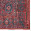 Tapis rouge foncé / bleu tissé à la machine Kalinaire-68309629