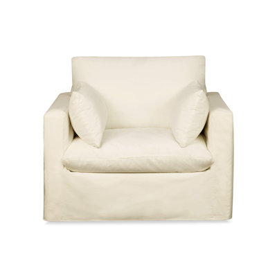 Luna Slipcovered Chair and a Half