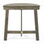 Table de bistro pliable en bois gris, qui rehausse l'espace extérieur
