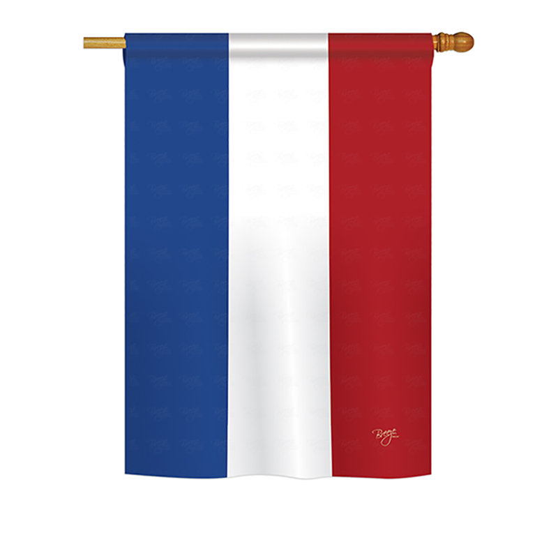 Drapeau des Pays-Bas pour maison / jardin en polyester à 2 faces, H 18,5 po x l 13 po