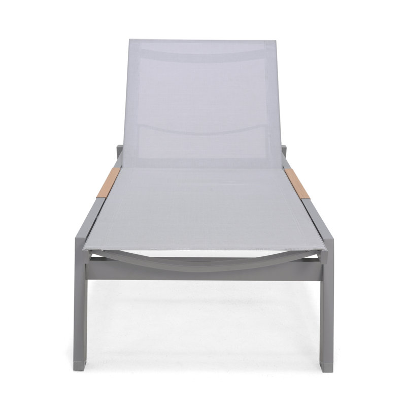 Lifestylegarden Bora 100% Maintenance Free Aluminum 3Pc Outdoor Patio Sand Lounge Set