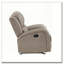 Fauteuil inclinable luxueux luxueux brun