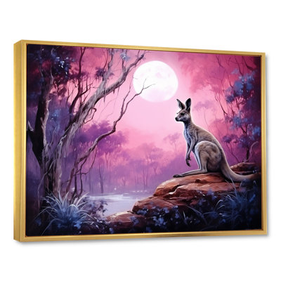 " Moonlight Kangaroo Landscape I "